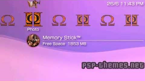 PSP Theme G0D 0F W@R PSP-Themes.NET