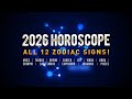 Your 2026 Horoscope: All 12 Zodiac Signs – Full Year Predictions Background! 🌌✨