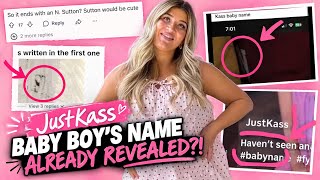 JUSTKASS’ BABY BOY NAME Was SECRETLY Revealed?! 👀