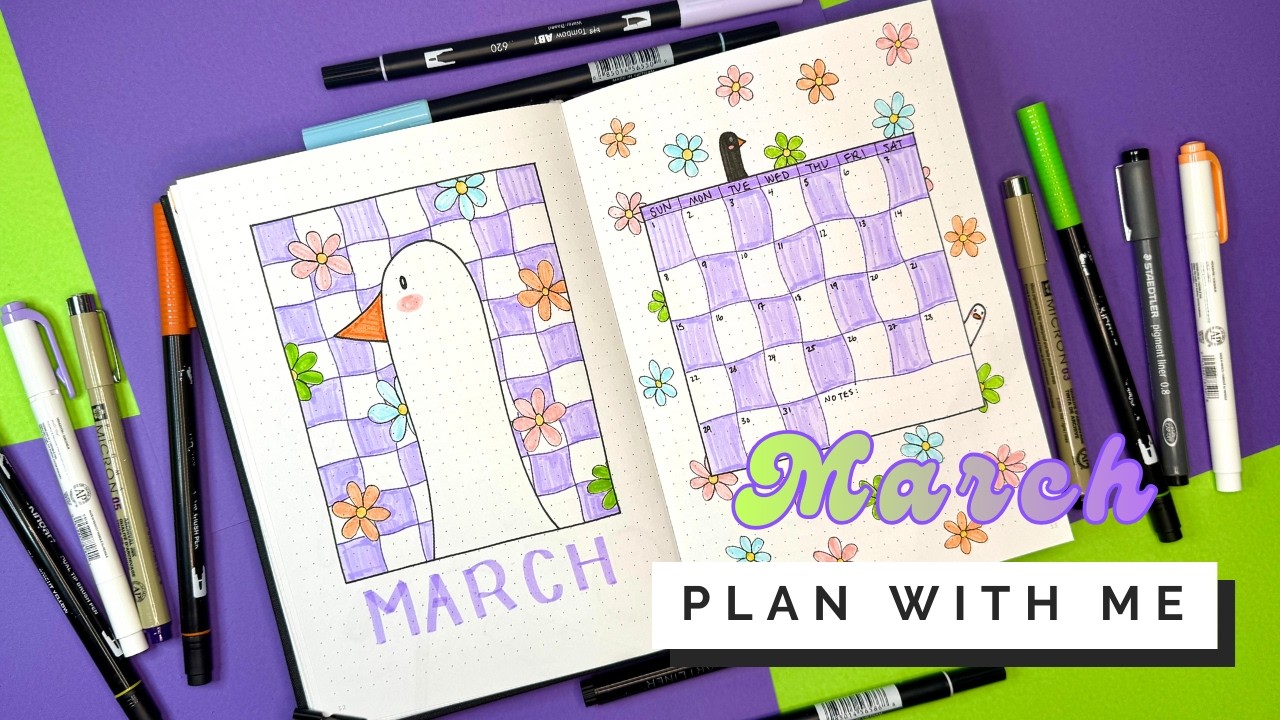 March 2026 Bullet Journal | Plan With Me