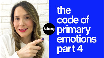 Video no.6 | The code of primary emotions—part 4