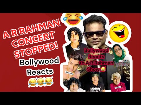 BOLLYWOOD REACTS TO A.R.RAHMAN CONCERT STOPPED! LOL | Dr.Sanket Bhosale