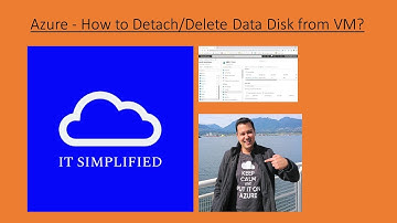 Azure - How to Detach/Delete Data Disk from VM?