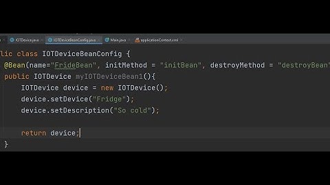 Spring Framework:  Populating a Bean in an Java Config File (annotations) (Skillsoft)