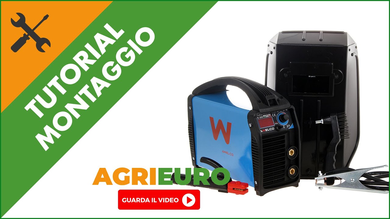 Saldatrice a inverter MMA-TIG Awelco MIKROTIG 200: montaggio - YouTube