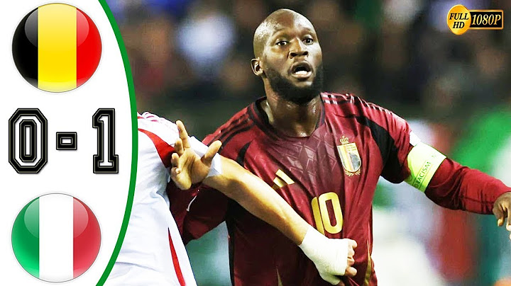 Belgium vs Italy 0-1 - All Goals & Highlights - 2024