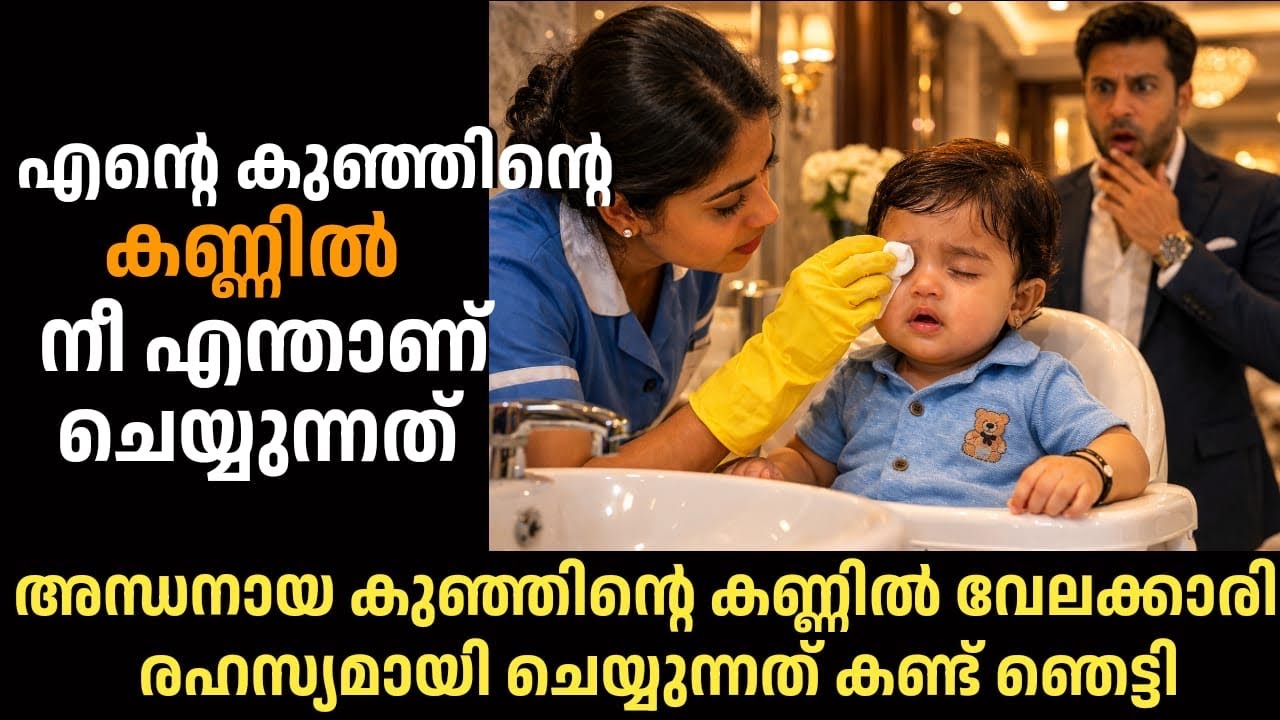 അന്ധനായ കുഞ്ഞിന്റെ കണ്ണിൽ വേലക്കാരി രഹസ്യമായി ചെയ്തത് കണ്ടപ്പോൾ കോടീശ്വരൻ ഞെട്ടി!