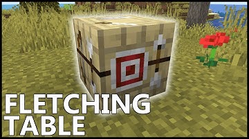What Is The Use Of The FLETCHING TABLE In MINECRAFT