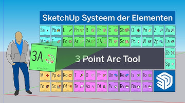 How To: Hoe gebruik ik de 3 Points Arc tool in SketchUp Pro? - Afl. 5 - NL Tutorial