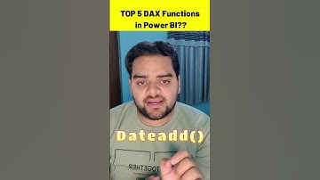 Top 5 DAX functions in Power BI?? #powerbi  #learnwidgiggs
