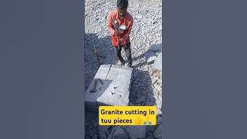 granite stone splitting 👍