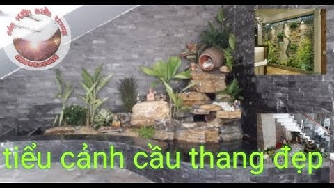 Thi công tiểu cảnh nước dưới cầu thang,bình minh ,thăng bình quảng nam