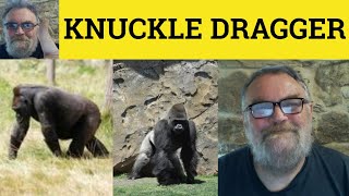 🔵 Knuckle Dragger Meaning - Knuckle Dragger Examples - Knuckle Dragger Defined - Slang