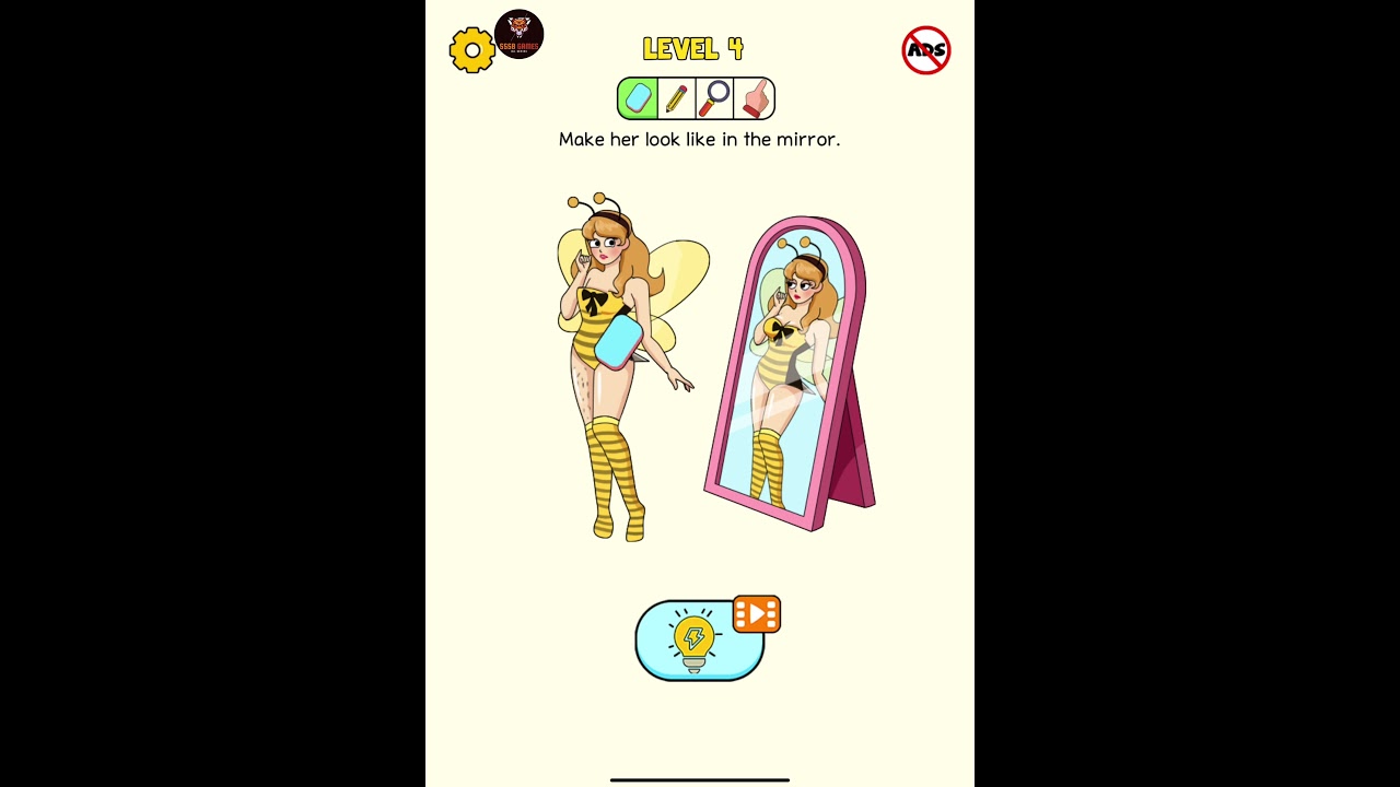 Delete Puzzle Erase Her: Make Her Look Like in The Mirror Gameplay 