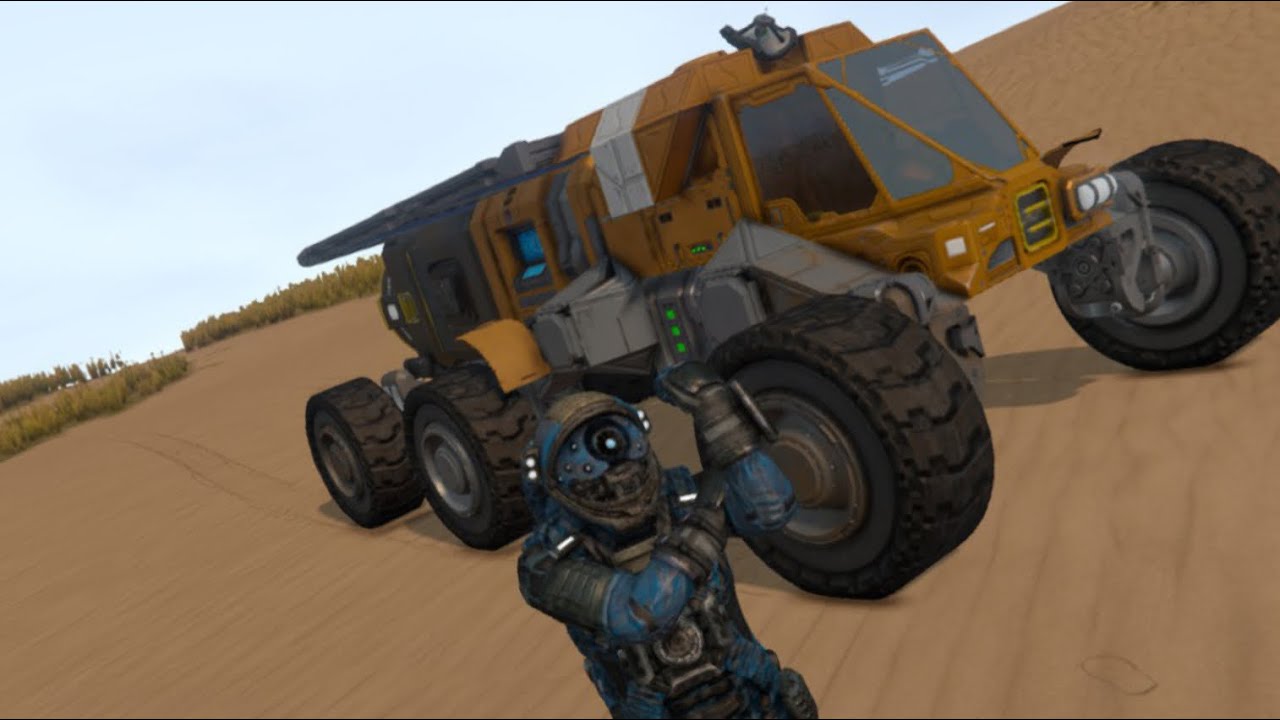 space engineers apex survival update; first day planet side - YouTube