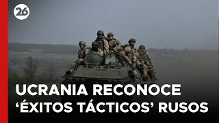 El ejército de Ucrania reconoce los 