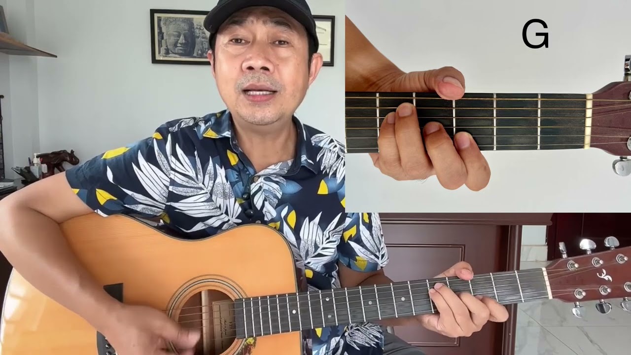 រៀនលេងហ្គីតា - បទចន្ធូ