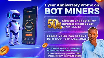 GET 1 YEAR ANNIVERSARY PROMO ON BITTOKEN NOW