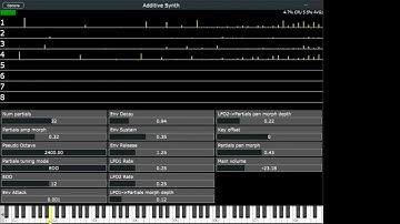 Additive synth demo