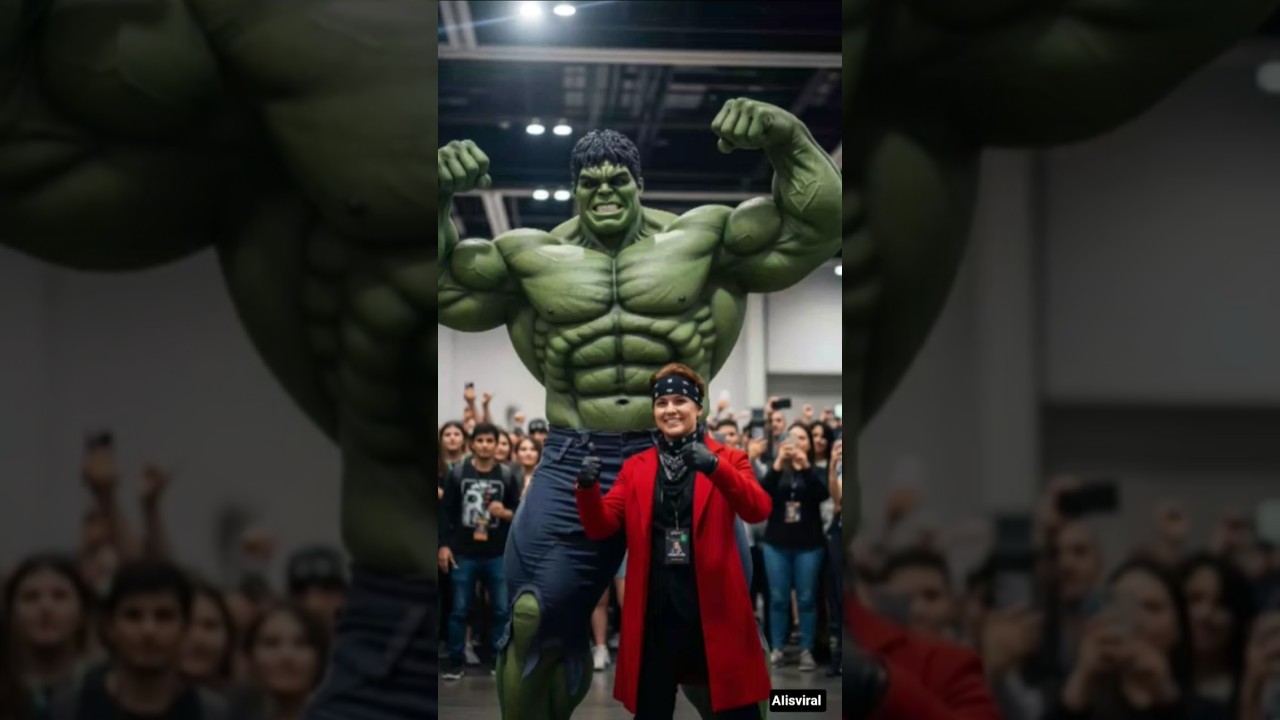 Hulk vs. Fan: The Ultimate Cosplay Showdown! 🤯 