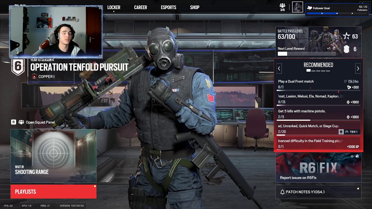 R6 Stream R6 Siege Stream Ranked UP oder Crashout - YouTube