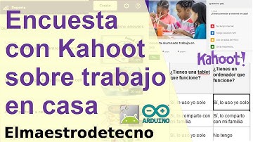 Encuesta o cuestionario al alumnado con Kahoot