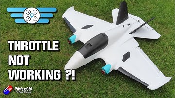 Waarom reageert het gaspedaal van mijn INAV-vliegtuig/vleugel niet?