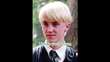 Harry tried to roast Malfoy but it backfired… | #harrypotter #dracomalfoy #roasting