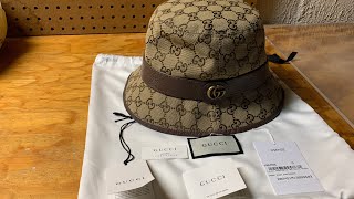 Gucci Bucket / Fedora Unboxing / Review - YouTube