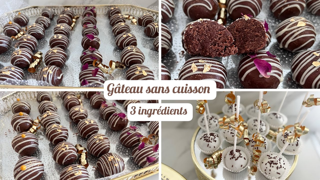 Gâteau sans cuisson avec 3 ingrédients 💯👌