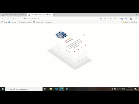 CSS 3D Layer Image Hover Effects only HTML and CSS | 3D Layered Design CSS