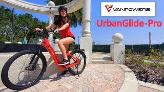 VANPOWERS UrbanGlide-Pro Urban eBike | Assembly & Ride
