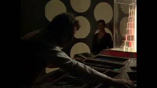Last appearance of the classic TARDIS console on television!