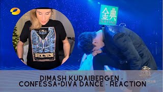 Dimash Kudaibergen - Confessa+DIVA DANCE - First Time Reaction