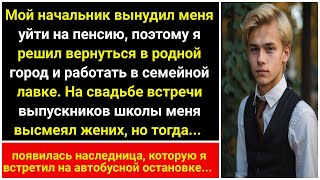 Вынужденная пенсия шефа - обратно в родной город. На встрече - неожиданная наследница.