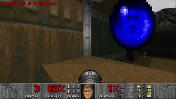 [Nightmare 100% Secrets] Doom Unity IL E1M4 Command Control in 21.94