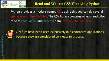 XII CS CH13 Python and CSV files (Read and Write CSV file)