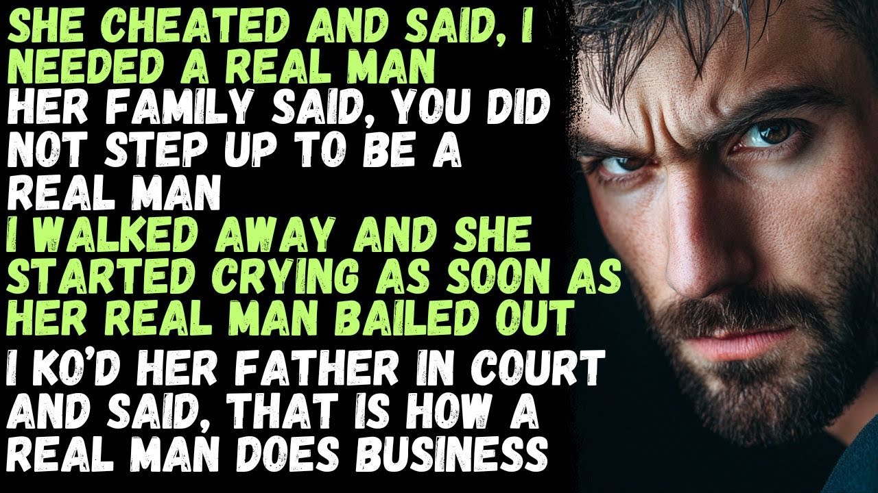Outline Video Cheating Wife said she needed a real man, her family blamed me, Cheating Wife Story, Reddit Story