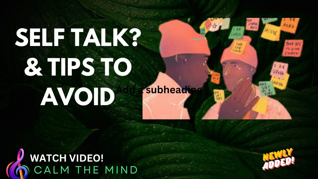 Self talk Will stop your Life?To Avoid Tips? - YouTube