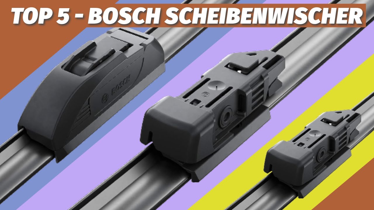 Top 5: Beste Bosch Scheibenwischer im Test 2024 