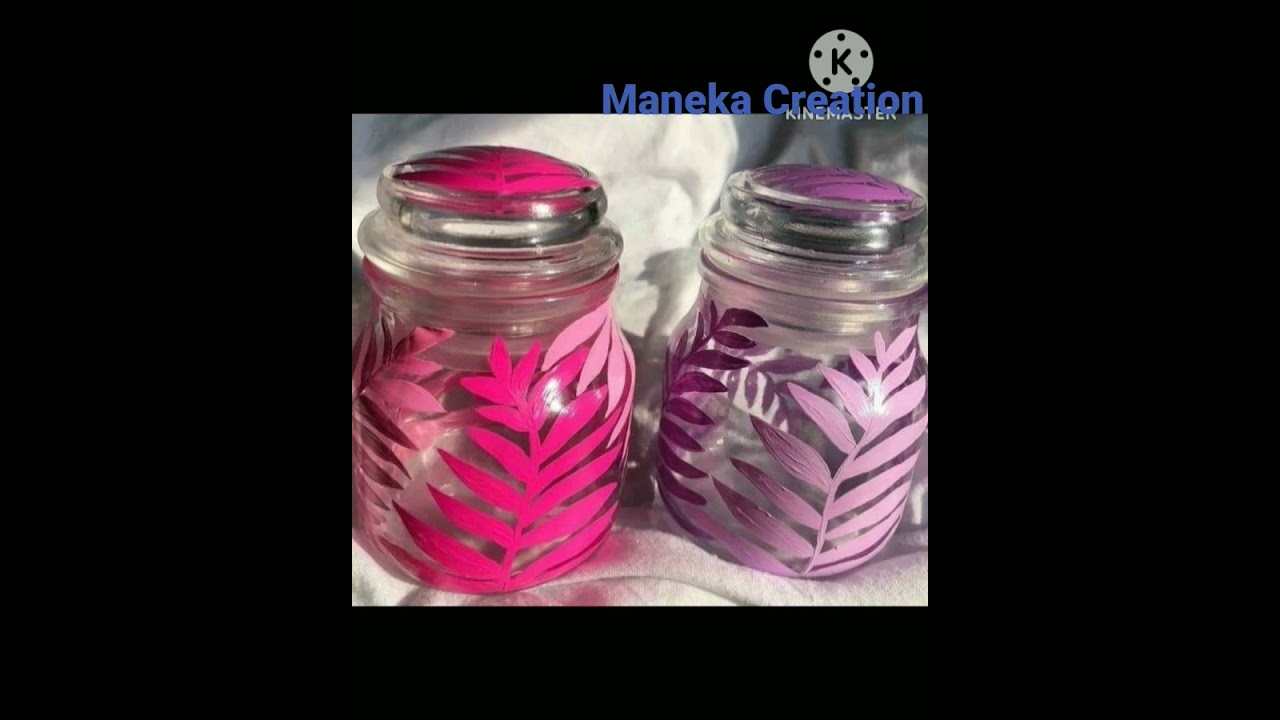 glass bottle crafts | Use your leisure time by glass  paint | glass art ideas |