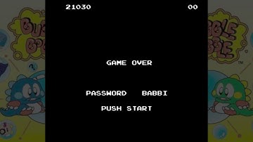Bubble Bobble - Game Over (NES)