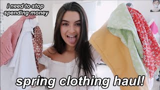 spring clothing haul! (try-on)