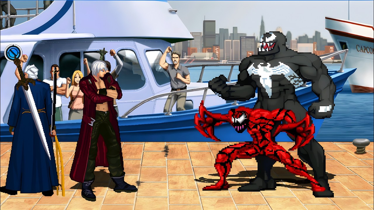 DEVIL MAY CRY против КОМАНДЫ VENOM - Самая эпичная битва❗⚡