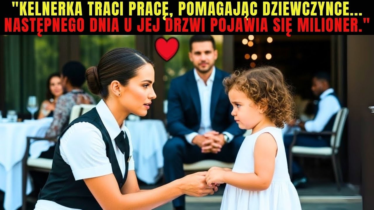 „Kelnerka traci pracę, pomagając dziewczynce… następnego dnia do jej drzwi puka milioner ”