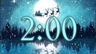2 Minute Countdown Timer With Christmas Music and Alarm