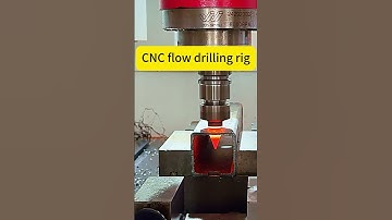 High-quality and high-precision CNC flow drilling machine. #machine #cncmill #flowdrill
