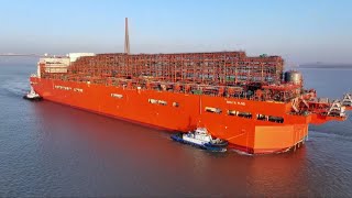 Chinas Large-Scale Floating Lng Facility Departs For Installation