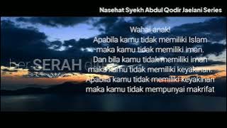 Kata Bijak Motivasi Abdul Qodir Jaelani | Story WA | Berserah diri