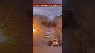 Russian Armored Column DESTROYED Near Kostyantynivka!